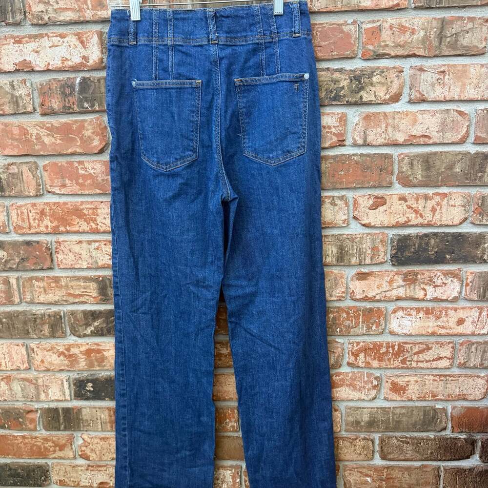 Pilcro Size 29 Wide Leg Trouser Style Jeans Denim Classic Casual - Picture 4 of 6